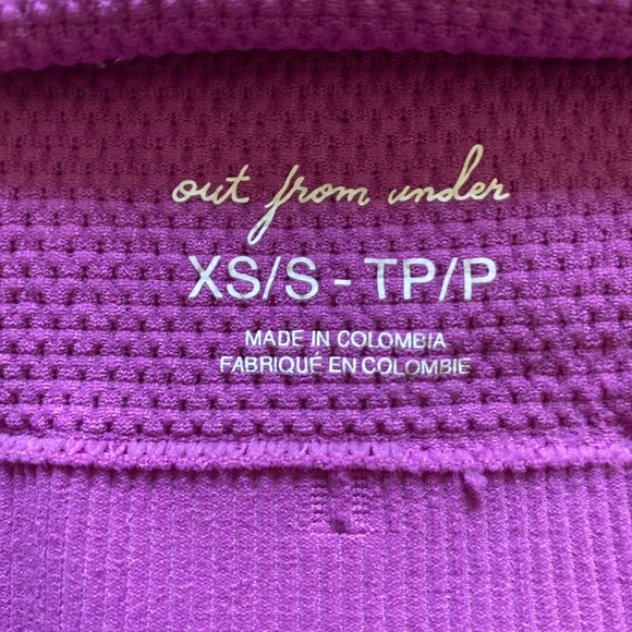 Magenta asymmetrical top - Picture 2 of 3